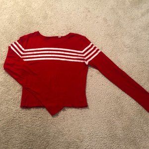 Long sleeve crop top from PacSun